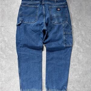 2000s Vintage Dickies Carpenter Dark Wash Jeans Size 36 x 30